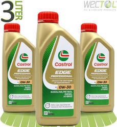 ANGEBOT 3x1 Liter Castrol Edge Professional A5 0W-30 TITANIUM SONDERPREIS