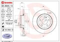 2x Brembo 08.D530.13 Bremsscheibe für MERCEDES BENZ C KLASSE W205 A205 C205