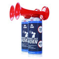 2 x AAB SIGNAL GAS HORN 400ml - FAN-TRÖTE, DRUCKLUFT TROMPETE, DRUCKLUFTFANFARE