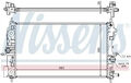 Wasserkühler Kühlrippen gelötet 630745 NISSENS für OPEL INSIGNIA A