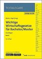 Wichtige Wirtschaftsgesetze für Bachelor/Master, Band 1:... | Buch | Zustand gut