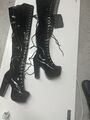 ECHTE RARITÄT - NW LATEXSTIEFEL AUS ENGLAND- n.mehr lieferbar- Gr 38,ähnl HUNTER