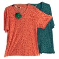 Modisches Damen Shirt leicht -luftig 100%  Baumwolle Gr. M- L -2XL -3XL  günstig