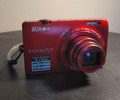 Nikon Coolpix S6300 Rot - 16MP Digitalkamera  inkl. 32GB Karte- TOP