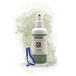 IPERON® 2 x 200 ml Lotion Zeckenschutz Pflege Hunde Katzen Nager + Zeckenhaken