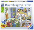 RAVENSBURGER PUZZLE*500 TEILE LARGE*CAT NAP*NICKERCHEN*RARITÄT*NEU+OVP