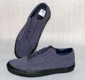 Vans OLD SKOOL Sneakers Rau Leder Herren Schuhe Boots Gr 42 US9 Dk.Blau CL057