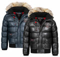 Geographical Norway  Herren Winter Jacke Steppjacke Bomberjacke warm Outdoor 