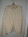 Gaby Lauton Strickjacke mit Kapuze , beige, Gr. 36, made in italy mit Kaschmir