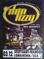 THIN LIZZY ..' One Night Only ' - T O U R - 2000 * Plakat .. * 3. 12. 2000 / S