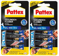 2x Pattex ® Sekundenkleber Ultra Gel Mini Trio (2x) 3x1g  PSMG3