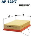 FILTRON AP129/7 Luftfilter Luftfiltereinsatz für Land rover 