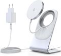 Wireless Charger Kompatibel mit Magsafe Ladegerät iPhone ladestation induktiv