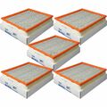 5x MAHLE / KNECHT Luftfilter Filter LX 1272 Air