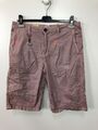 KHUJO Herren Shorts Bermudas Kurzehose Modell: Caleb Rosa W32