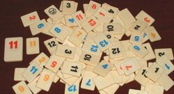 3 für £1 RUMMIKUB ERSATZNUMMER KACHEL Reise GRÖSSE NUMMER & FARBE WÄHLBAR