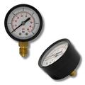 Manometer 0-16bar I 1/8-1/2 Zoll I Klasse 2,5 I Anschluss hinten/unten I Durchme