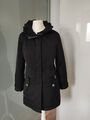 Bogner Leichter Daunenmantel Schwarz XS/34