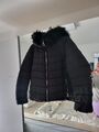 Steppjacke Schwarz Gr. 46 Mit Fellkragen Marke ONLY