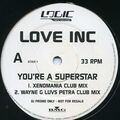 Love Inc - You're A Superstar (12", Promo)