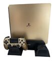 Sony PlayStation 4 Slim 500GB Spielkonsole - Gold Inkl. Controller + Kabel ✅