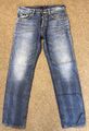 HUGO BOSS Herren Jeans SCOUT1 Modell Blau Straight Leg Denim Taille 36 Bein 34