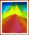 Willibrord Haas " Pyramidenmystik "großes 2013 Giclée auf Leinwand, handsigniert