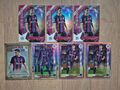 Topps Merlin Chrome 2022-23 - FC Barcelona 4 Insert + 3 Refractor Cards Lot