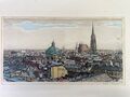 Wien, Farbradierung SIGNIERT. von Leopold Hofmann. Darstellungsgröße: 33 x 17,5 