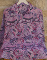 ETERNA Bluse blau pink rosa flieder Paisley Gr. 42 / L NEU OVP 79,-€