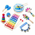 Musikinstrument Spielzeug für Kinder Holz Percussion Instrument Set Geschenk Neu