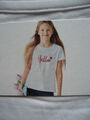 Mädchen T-Shirt -  Baumwolle Kinder Kurzarm T-Shirt Tops Gr. 134/140