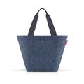 reisenthel - shopper M - herringbone dark blue