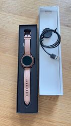 Samsung Galaxy Watch3 41mm Edelstahlgehäuse mit Lederarmband - Mystic Bronze...