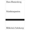 Blumenberg, Hans: Matthäuspassion