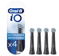 Oral-B iO Ultimative Reinigung Aufsteckbürsten 4 Stück Ersatzbürsten schwarz 4er