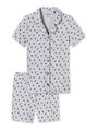 Schiesser Mädchen Schlafanzug Pyjama kurze Hose Shirt Kurzarm Trägertop bequem