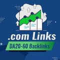 70 .com Backlinks kaufen DA20-60 - Google Ranking verbessern + 8 Content Links