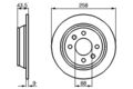 2x BOSCH Bremsscheibe 0 986 478 374 für SAAB 9000 900 1 AC4 AM4 Combi Turbo Cat