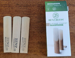 Benz Supreme Comfort Reeds, Stärke 3,5 für Altsaxophon, 3er Pack