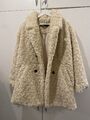 Zara Damen Mantel  Teddy Beige Gr. M