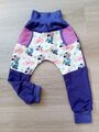 Süße lila Jogginghose mit Minnie Mouse, Unikat, Selfmade, Gr.110/116,Sweat