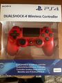 PlayStation 4 Wireless Dualshock Controller - Magma Red (Playstation 4, NEU)