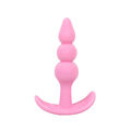 Plug butt silicone Anal Beads tapon size small rosa o malva