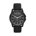 Emporio Armani Exchange Herrenarmbanduhr Chronograph Quarz Analog Silikon AX1326