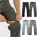 Herren/Damen Outdoor-Sport lässig schnell trocknende Wanderhose Bein abnehmbar#L