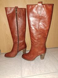 Damen Stiefel Tamaris, Gr. 38, rotbraun, neuwertig 