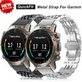 Edelstahl Metall Armband Für Garmin Fenix 7 7X 6 6X Pro Solar 5 5X 3HR Quick Fit