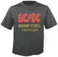 AC/DC - Highway to Hell - USA 1979 Tour - Crew - Charcoal - T-Shirt