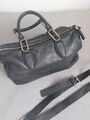 original LIEBESKIND BERLIN, Handtasche,  Leder, Umhängetasche, Tasche, schwarz